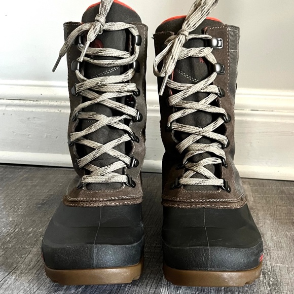 THE NORTH FACE Heat Seeker Leather 200 Gram Insulated Waterproof Winter Boots 8 - Picture 10 of 15